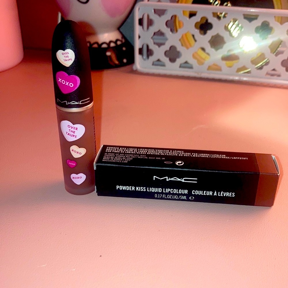 MAC Over the Taupe Powder Kiss Liquid Lipcolour